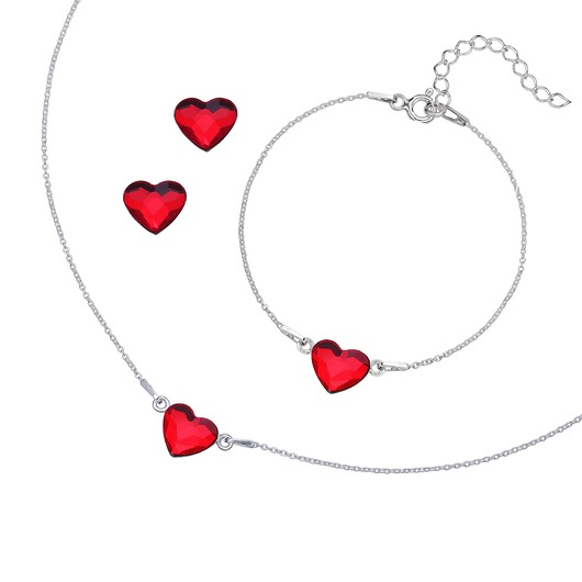 Zestaw z kryształem SWAROVSKI®- srebro 925 Coccola JEWELLERY