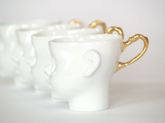 Cztery kubeczki porcelanowe ENDE ceramics