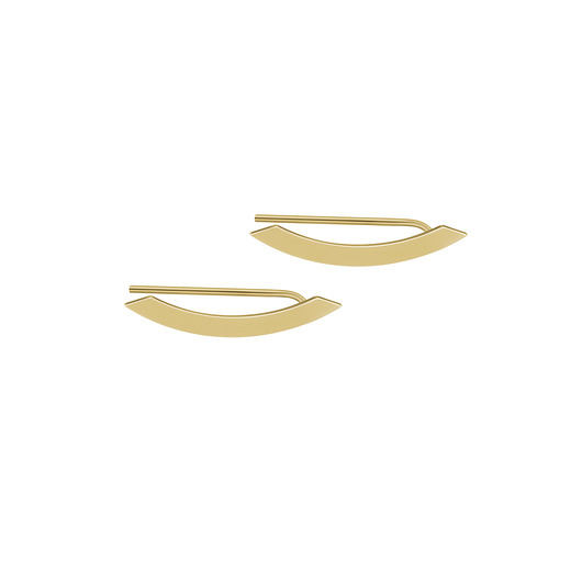 nausznice Nausznica złocona Bow