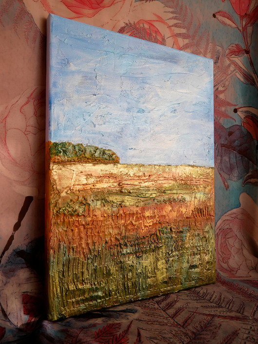 obrazy Złote pola obraz akrylowy 30x40 cm