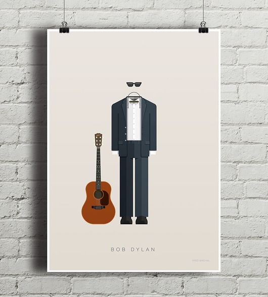 Plakat Bob Dylan  minimalmill