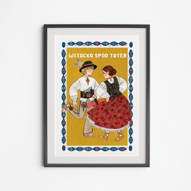 Plakat Górale LOVE POLAND DESIGN
