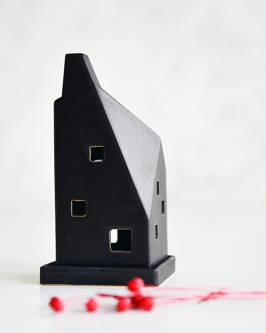 Podstawki pod kadzidełka Domek ceramiczny ORIGAMI