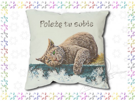 Poduszka z kotem FOgra