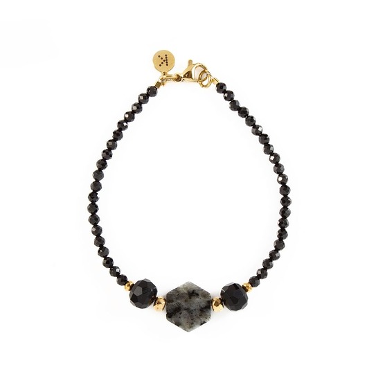 bransoletki z kamieni naturalnych Bransoletka mocy i witalności - Wersja Pozłacana