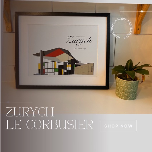 grafiki i ilustracje Hotel Pawilon w Zurychu realistyczny