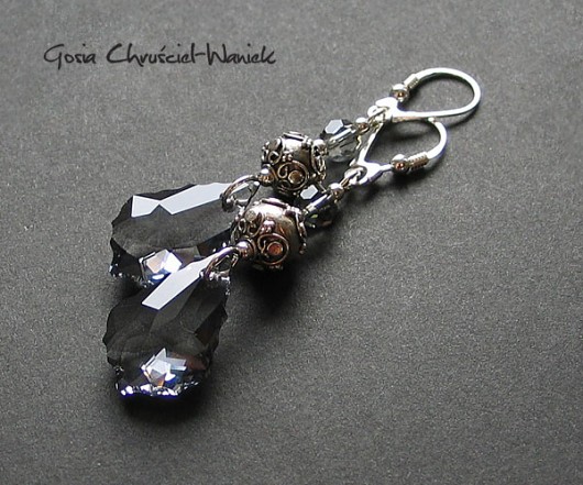 kryształ Swarovski - black diamond Gosia Chruściel-Waniek