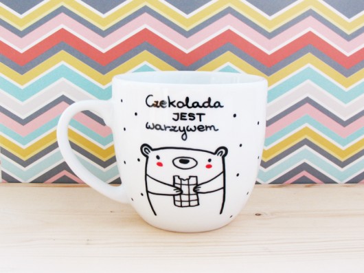 Czekolada JEST warzywem - kubek XL miamilu