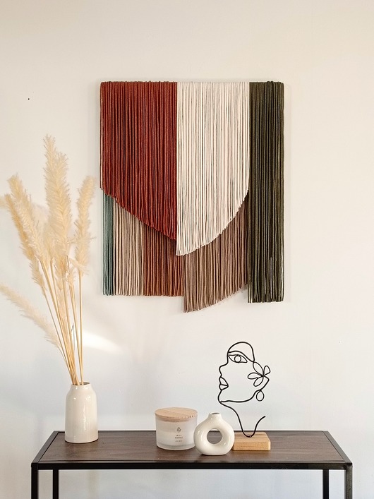 makramy Dekoracja ścienna minimalistyczna DIVERSA