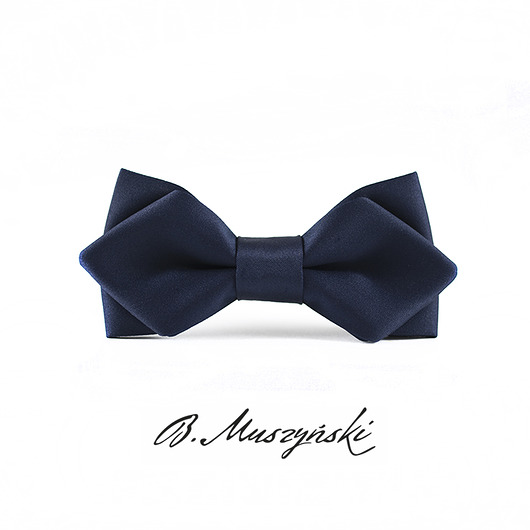 Muszka basic#3, granatowa. b.muszyński
