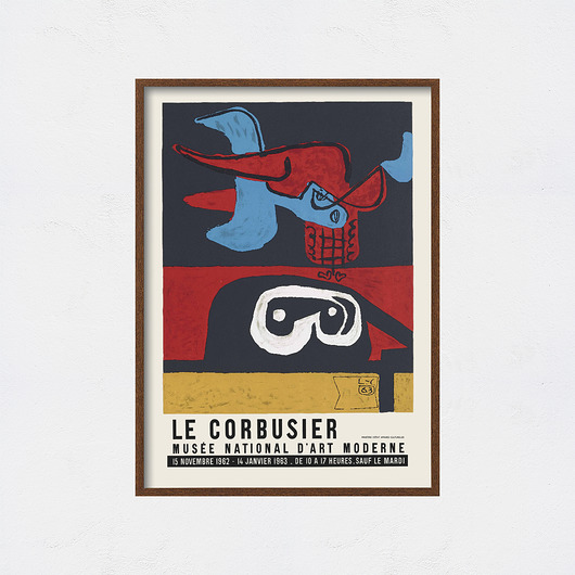 Le Corbusier plakat do wystawy Pas De LArt
