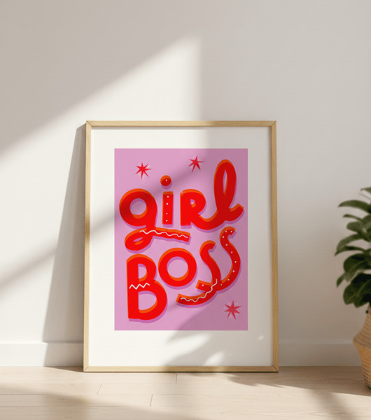 plakaty Plakat Girl BOSS