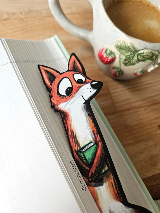 zakładki do książek Zakładka do ksiązki Lisek