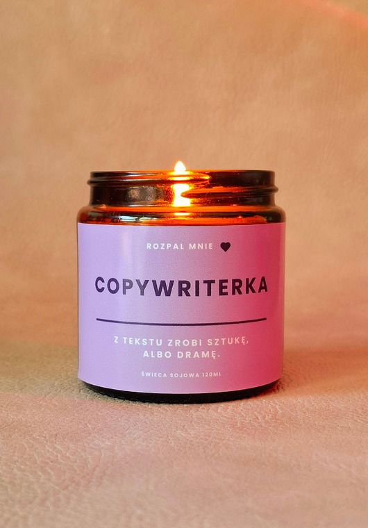 świece zapachowe Świeca sojowa COPYWRITERKA