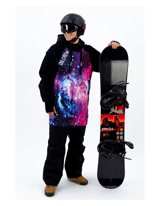 bluzy męskie Męska Bluza Snowboard DR.CROW Galaxy