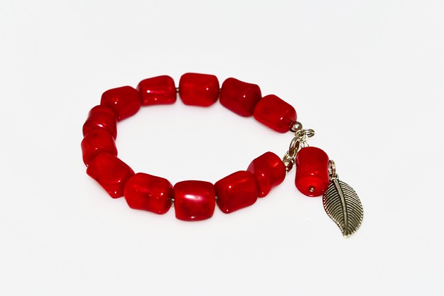 bransoletki z kamieni naturalnych Koral Bransoletka Kamień naturalny