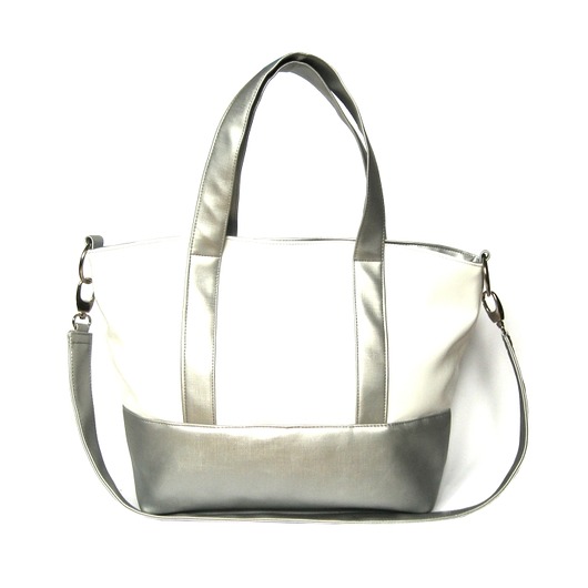 White&Silver Shopper sabi tatka