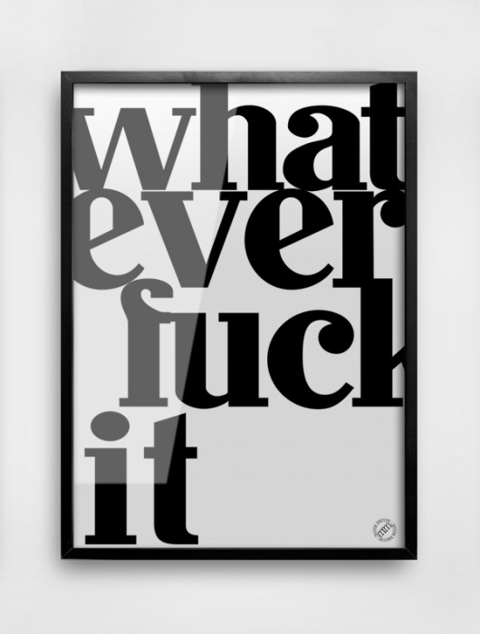 Whatever // 70x100cm MM House Design