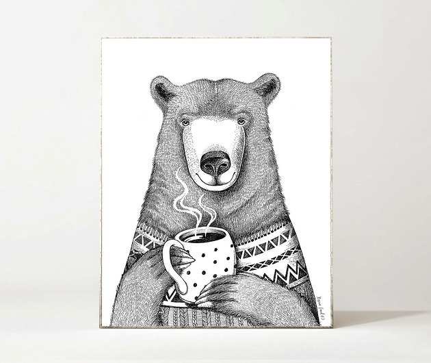 grafiki i ilustracje Miś