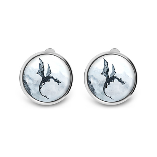 klipsy Klipsy - Czarny smok