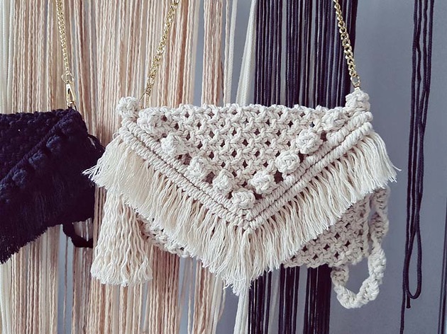 Kopertówka PomPom Be_Macrame