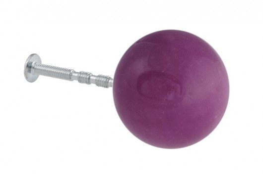 Uchwyt kula 6 cm fiolet/purpura Inzynieria Designu