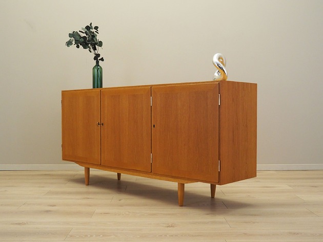 komody i szafki Sideboard jesionowy, duński design, lata 70,  Carlo Jensen,  Hundevad