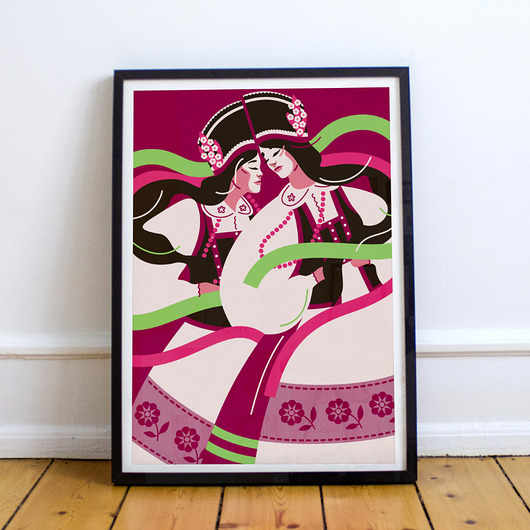 Plakat: Kurpianki Nastka Drabot