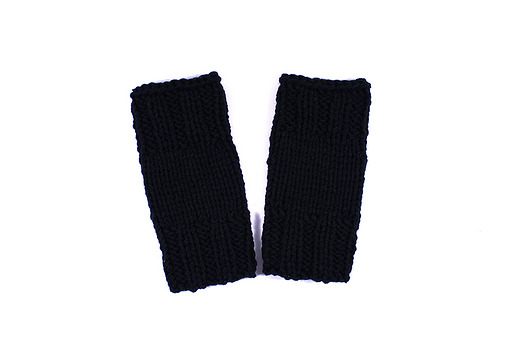 mitenki ręcznie dziergane bez palców hand made RękaProduction