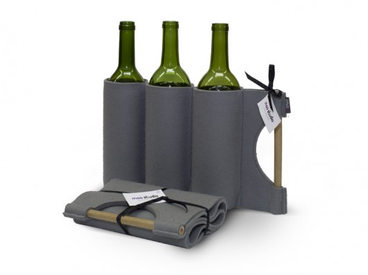 Wine carry bag-gray3 moo studio
