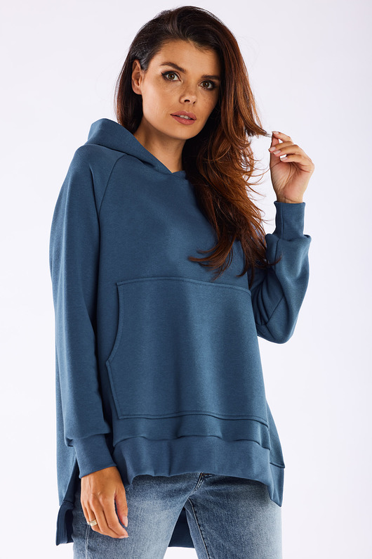 bluza z kapturem damska Bluza C280