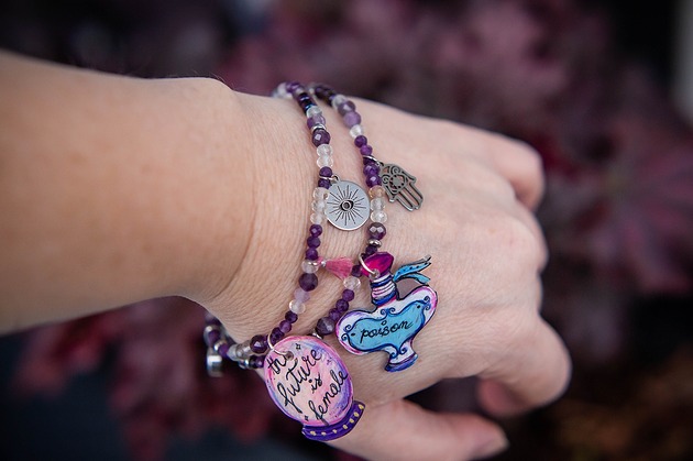 bransoletki - inne Bransoletki z Kamieni Naturalnych z Magicznymi Zawieszkami