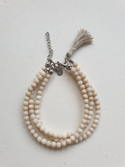 bransoletki z kamieni naturalnych Bransoletka TRIO z jaspisem river stal