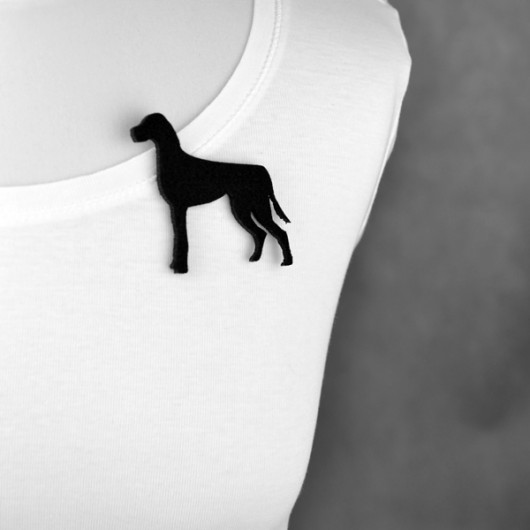 FeltDog 12 felt label