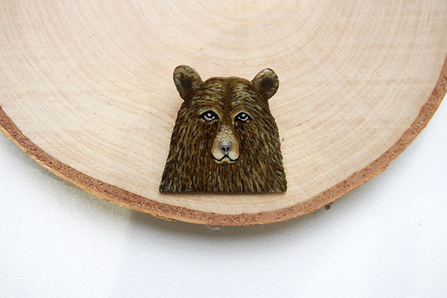 Broszka  MIŚ Zbyszek Made in Forest