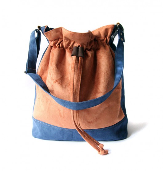 torba - navy blue&orange- elfagado