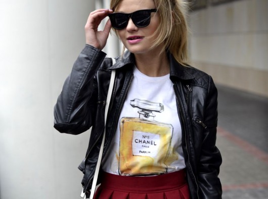 T-shirt Przesiąknij mną CHANEL Chouette
