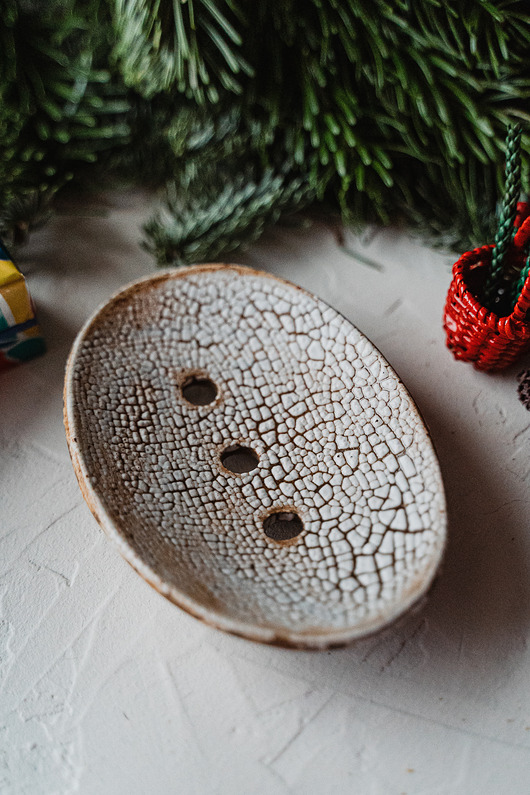 mydelniczki Mydelniczka ceramiczna OVAL