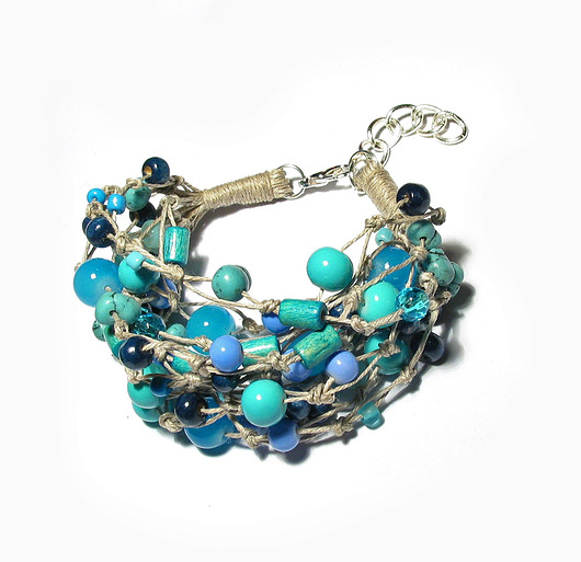bransoletki - inne Blue story -  bransoleta