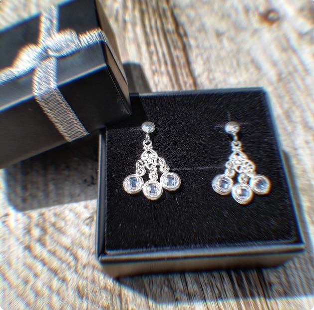 kolczyki srebrne Przepiękne wiszące kolczyki srebrne w stylu retro