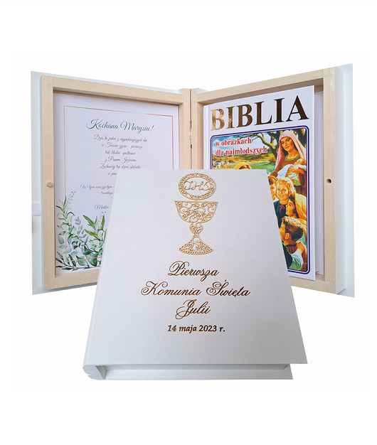 komunia - pozostałe Pamiątka, Biblia- Komunia Święta- BKB03