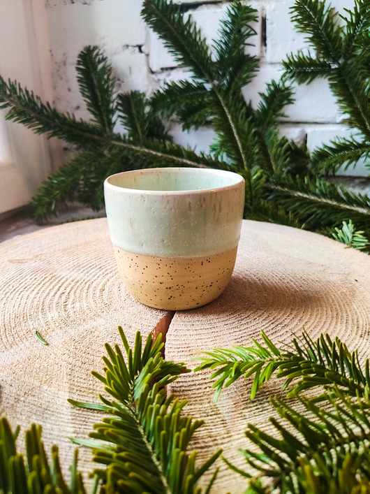 Ceramiczna czarka Zielona POTPOTSTUDIO