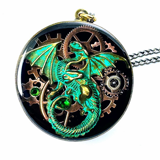 wisiory WISIOR - Dragon Green Beast - SMOK - unikatowy prezent