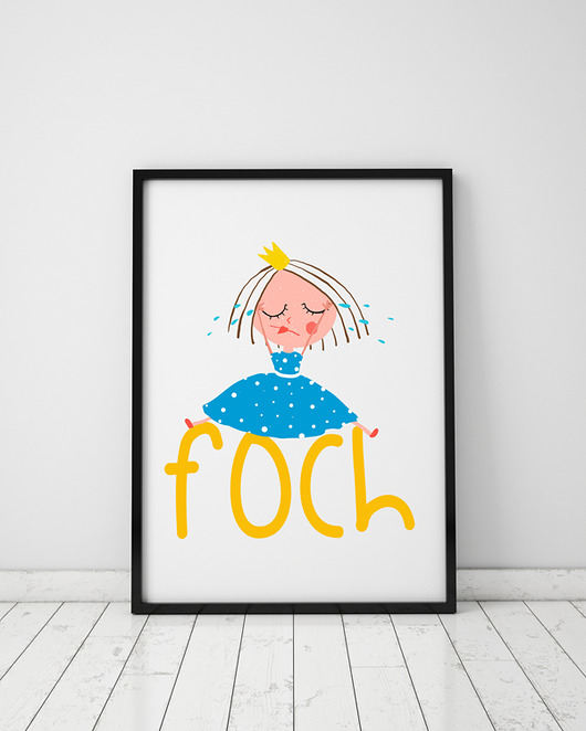 plakat. foch! (format A3) Love Life and Forest