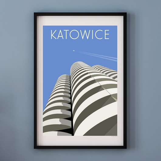 plakaty Plakat KATOWICE