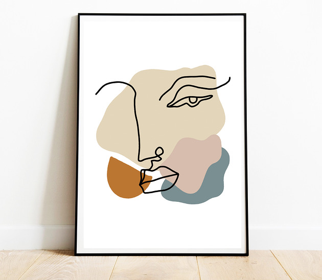 Plakat Obraz Minimalistyczny Abstrakcja 06A Magnetyczne Studio