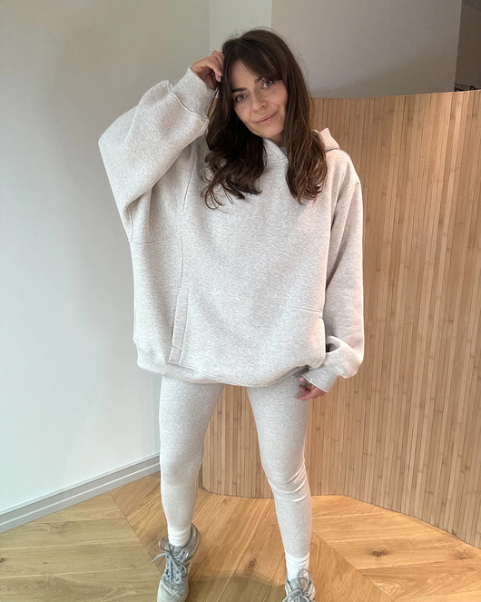 legginsy Legginsy Cheer light mocca melange