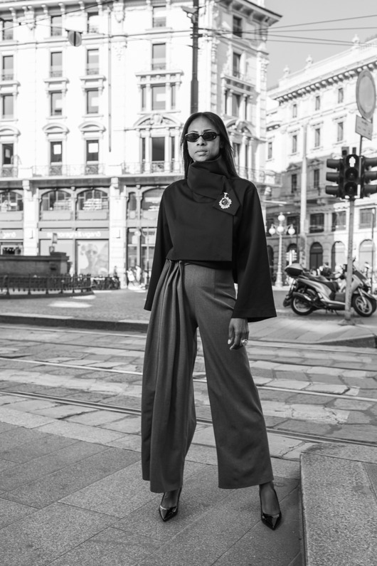 spodnie materiałowe damskie Osaris trousers