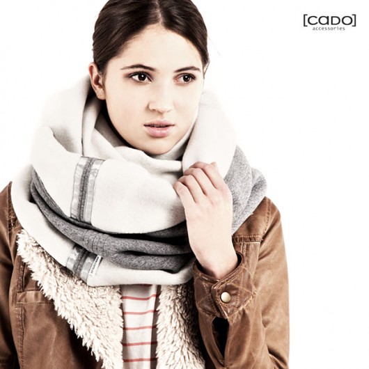 Tuba Komin Szal Kapuza MELANGE CADOaccessories