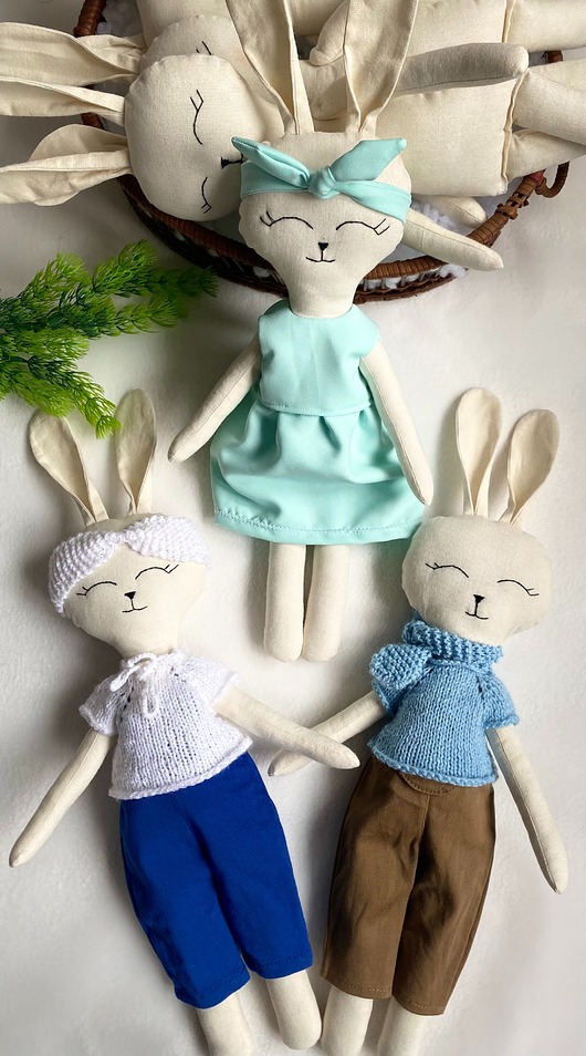 lalki Lalka - Króliczek w ubranku